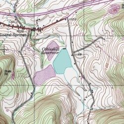 map cobleskill reservoir topographic mytopo