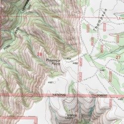 Potamus Point Morrow County Oregon Cliff Thompson Flat Usgs Topographic Map By Mytopo