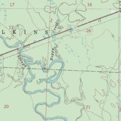 Boggy Creek Arkansas Map Boggy Creek, Clark County, Arkansas, Stream [Prescott East USGS 